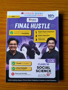 Class 10 Final Hushle Oswal Book of social science