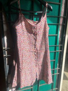 Floral Print Botton Down Dres