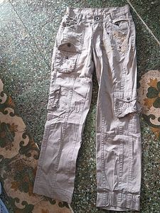 Embroidered Cargo Pants