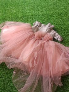 Elegant Pink Tulle Dress