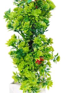 1st  POKA Artificial green plant with sparrow for