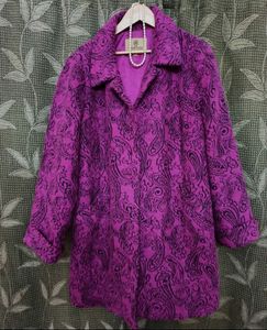 Paisley Print Overcoat