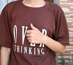 Stylish Brown Graphic Tee