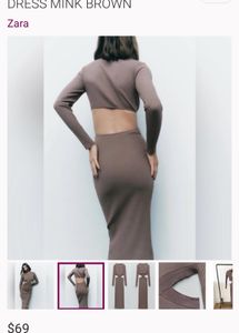 Ribbed Knit Midi Dress