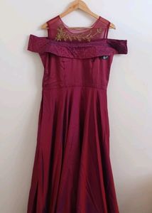 NEW SATIN MAXI GOWN