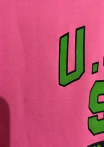 Pink USA Graphic Tee
