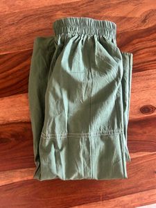 Bottle Green Cotton Skirt