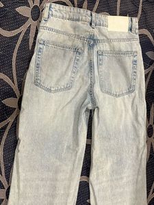 H&amp;M Ripped Wide-Leg Jeans | Tall Girl Fit
