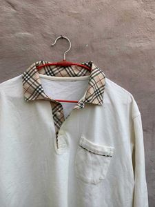 Burberry Long Sleeve Polo Shirt