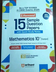iSucceed CBSE Mathematics 10th Sample Papers