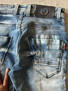 Stylish Blue Wash Jeans 28 size