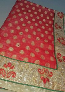 Elegant Pink &amp; Beige Saree