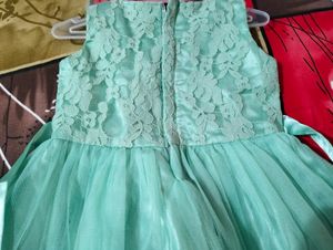 Small Baby Light Green Frock..