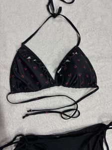 Cute Black Bikini Set