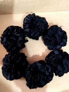 Black Floral Hair Clip