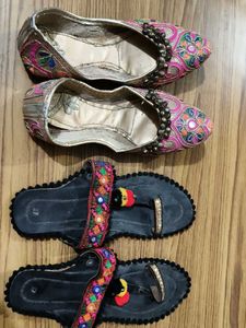 Embroidered Ethnic Shoe Bundle