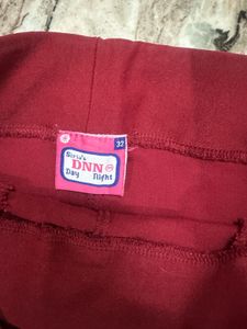 Maroon Stretch Pants | Jegging
