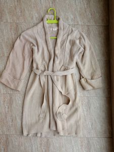 Beige Overcoat