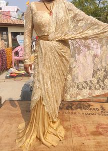 Ready To Wear Saree With Attached Blouse