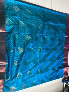 New Kanjivaram Saree With Blouse Piece