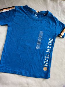 Blue &#39;Dream Team&#39; T-Shirt (Size 3-4Y)