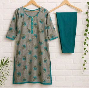 Floral Print Kurta Set