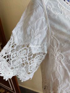 White Lace Crochet Top