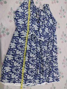 Blue Kurta With Tassels
