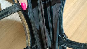 Stylish Alligator Skin Handbag