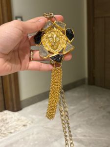 Statement Lion Tassel Necklace