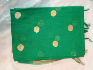 Pink Dupatta with Gold Dots