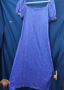 SHEIN violet colour Floral Print Maxi Dress