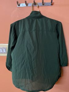 Green Casual shirt