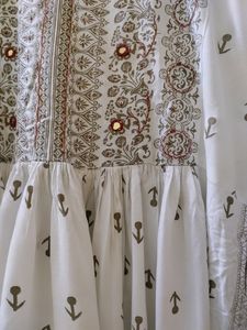Festive Off White Kurta