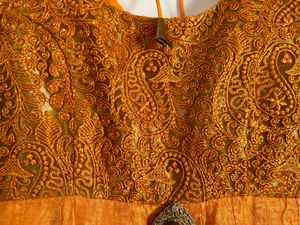 Orange Anarkali Suit