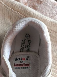 White Action Baby Shoe