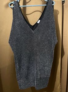 Sparkly Silver Top