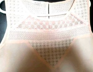 Original Promode Sleeve less Tunic Embroidered Top