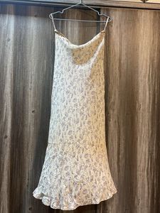 Floral Print Slip Skirt