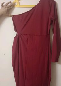 One Shoulder Mini Dress