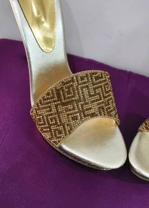 Rhinestone Embellished Sandal