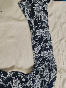 Casual Navy Blue Top