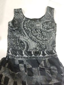 Black Sleeveless Long Gown