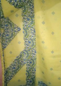 Beautiful Yellow 🟡 Saree