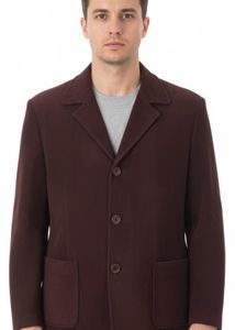 Burgundy Blazer - Stylish & Warm