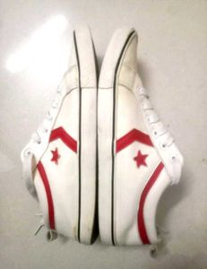 ✨💯ORIGINAL Converse ✴️✨White Leather Sneakers 🔥✨