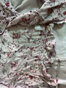 Floral Wrap Top