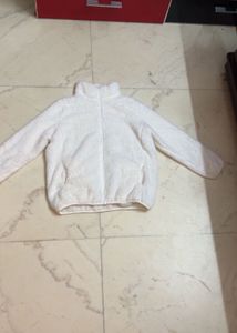 Cozy White Fleece Jacket