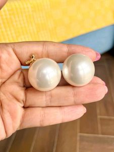 Pearl Stud Earrings (big)