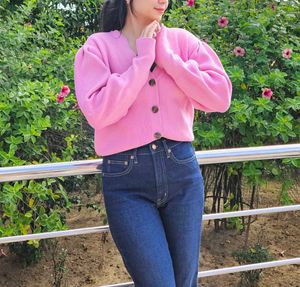 Pink Cardigan